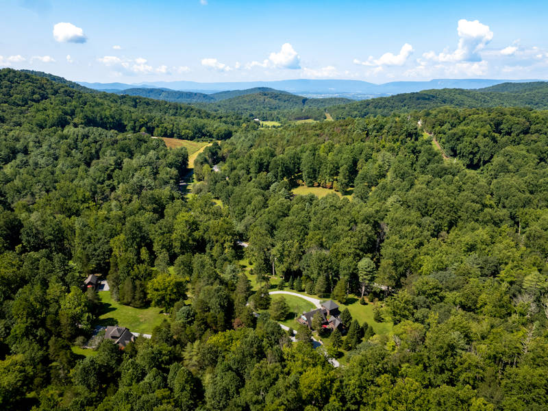 Overhead view of SME in Jewell Hollow